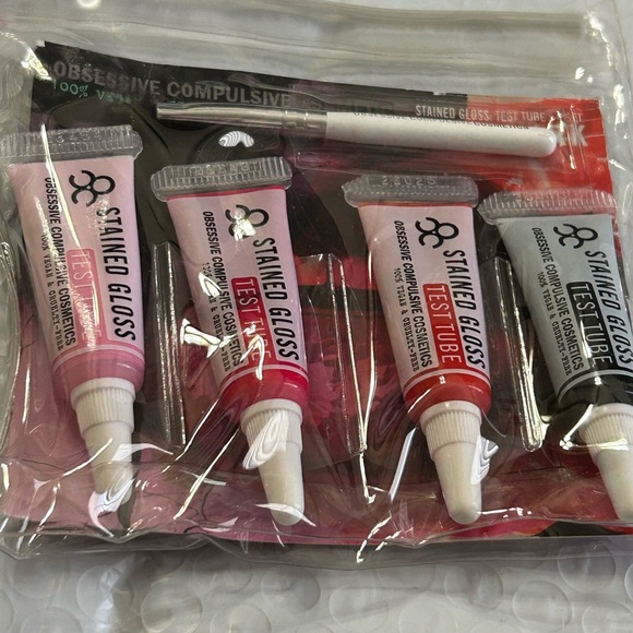 OCC Obsessive Compulsive Cosmetics Stained Lip Gloss Tubes After Dark + Brush - Picture 2 of 16
